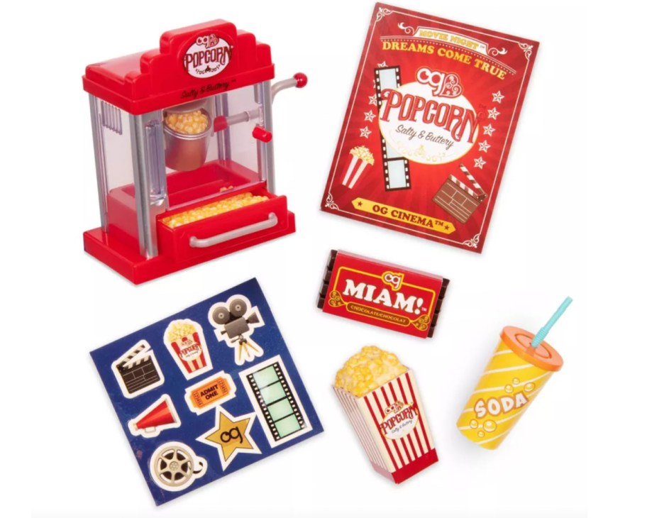 doll popcorn maker set