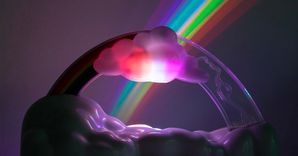 rainbow light lit up 