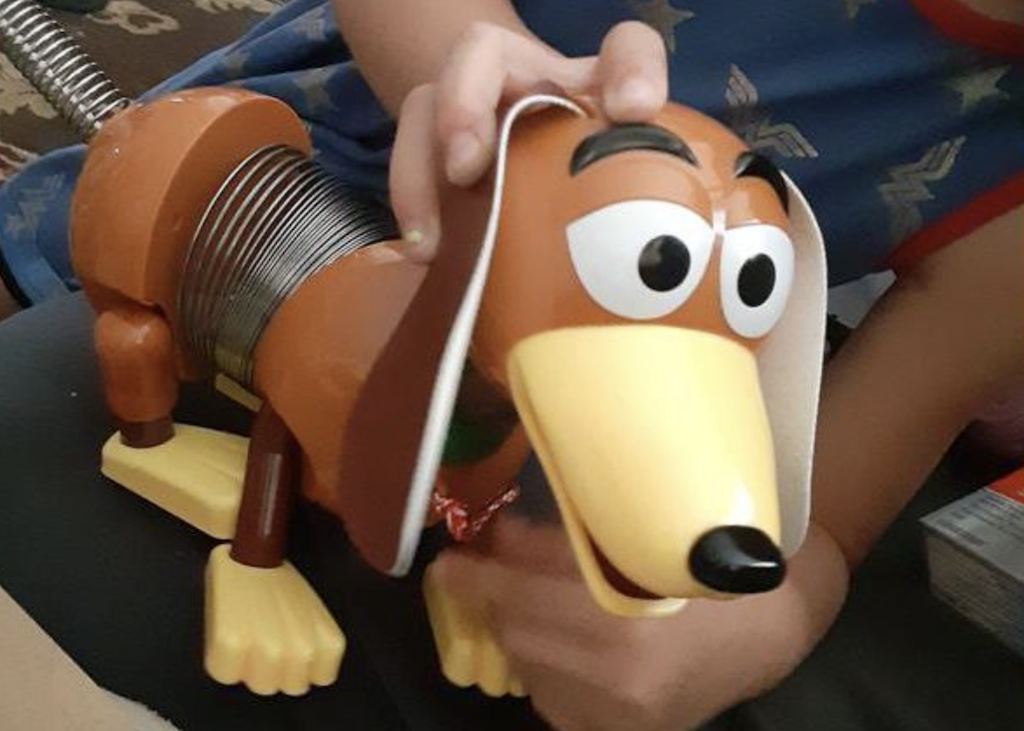 retro slinky dog toy