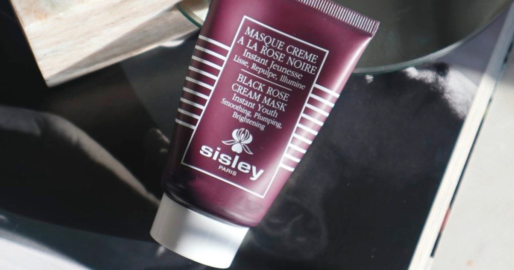 sisley paris black rose mask bottle