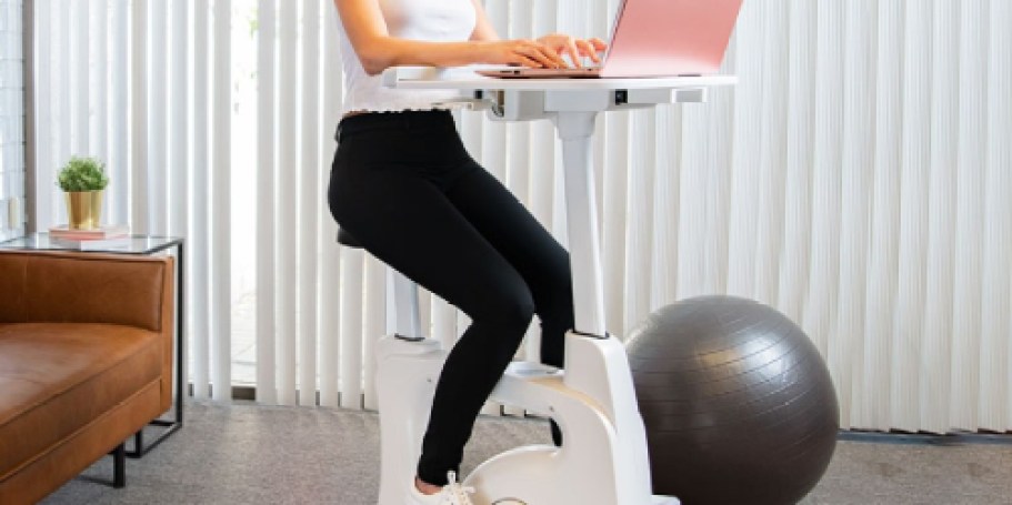 Exercise Bike Desk Just $59.99 Shipped (Regularly $200) | Can Hold Up to 285lbs