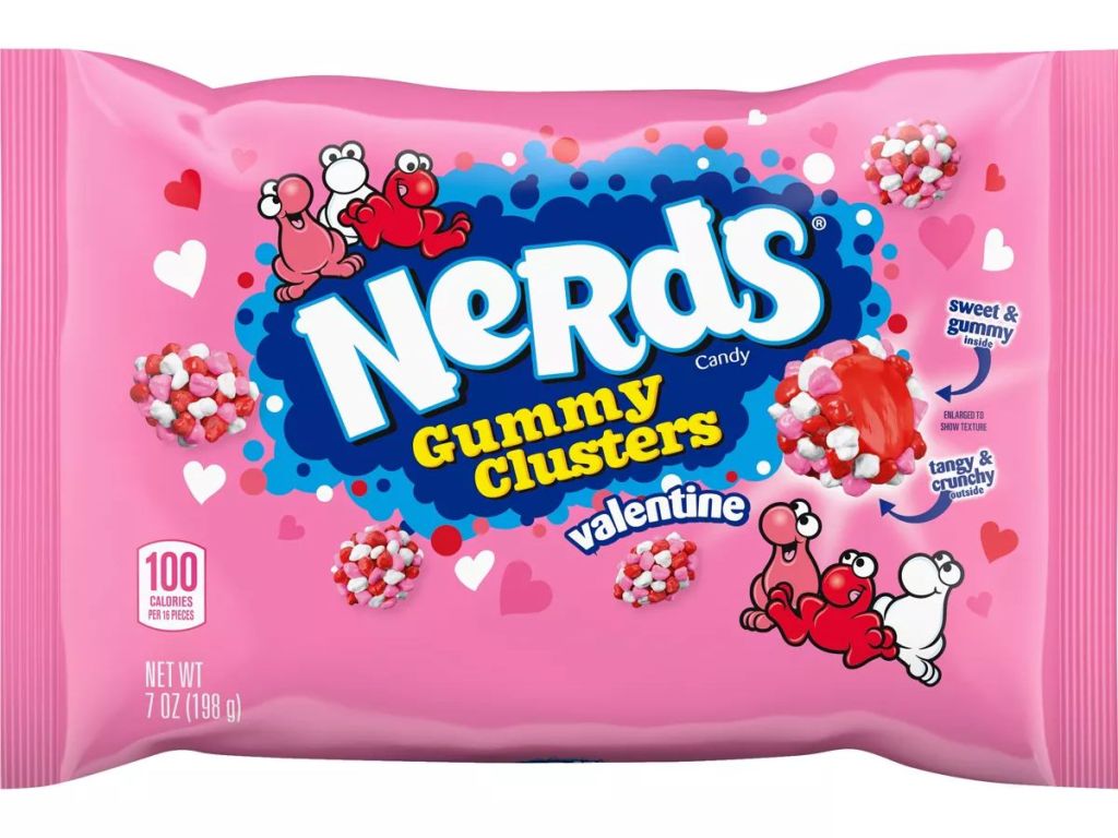 bag of Nerds Valentine's Gummy Clusters