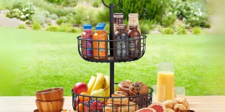 Sam’s Club 2-Tier Storage Basket Only $19.98 (Great for Snacks, Beauty Products & More)