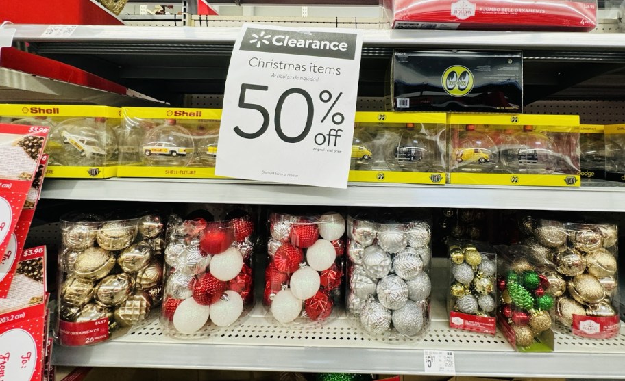 50% off Christmas Items - boxed Ornaments