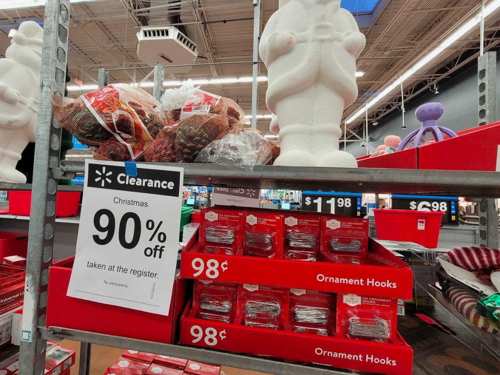 90% off Christmas Clearance at Walmart 