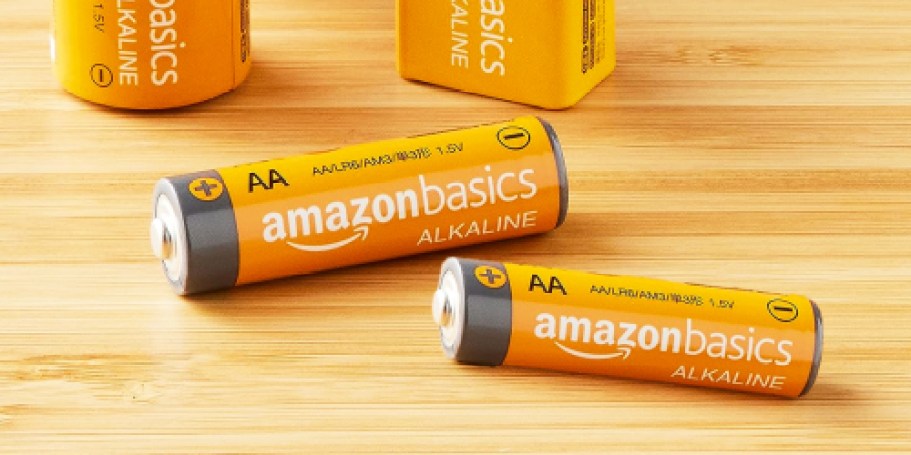 Amazon Basics AA & AAA 24-Count Batteries Only $7.77 Shipped (Will Sell Out)