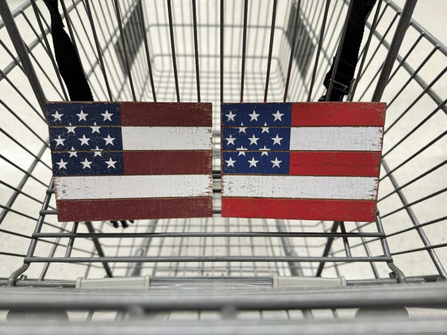 American Flag Wooden Wall Decor