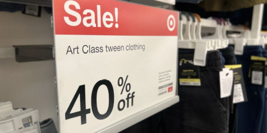 Get 40% Off Target Art Class Tween Clothing | Prices From $3!