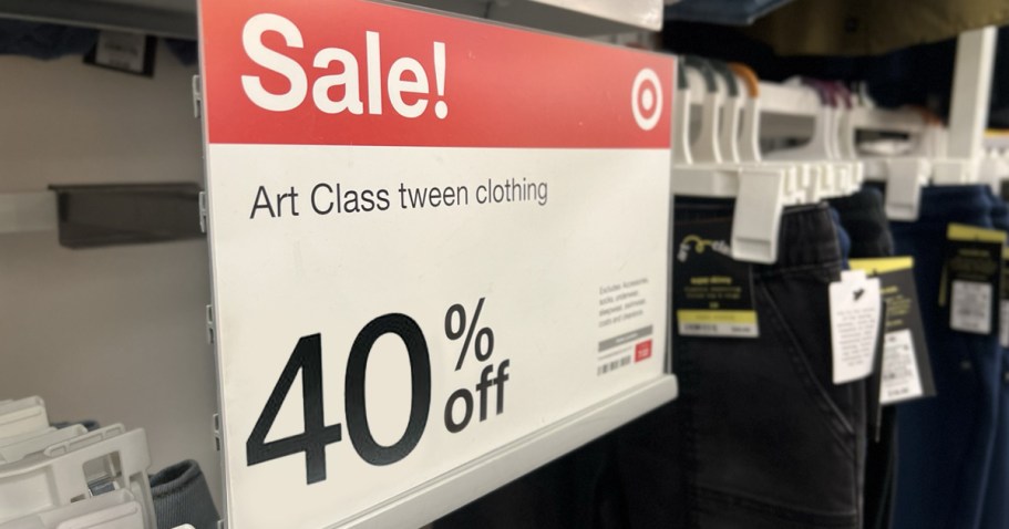 Get 40% Off Target Art Class Tween Clothing | Prices From $3!