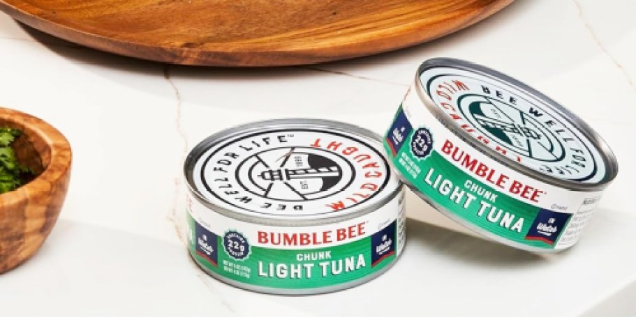 Bumble Bee Tuna in Water 24-Pack Just $19.85 Shipped on Amazon (Only 83¢ Per Can)