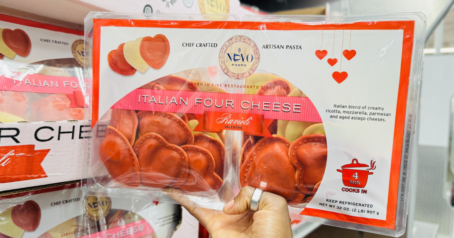 Costco’s Heart-Shaped Ravioli Make The Perfect Valentine’s Day Dinner Idea