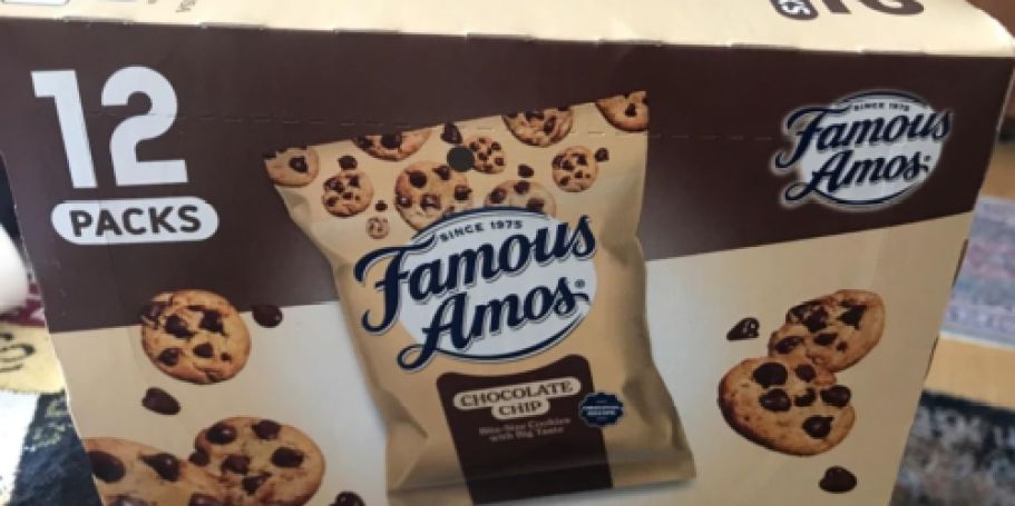 Famous Amos Chocolate Chip Cookies 12-Pack Just $6 Shipped on Amazon