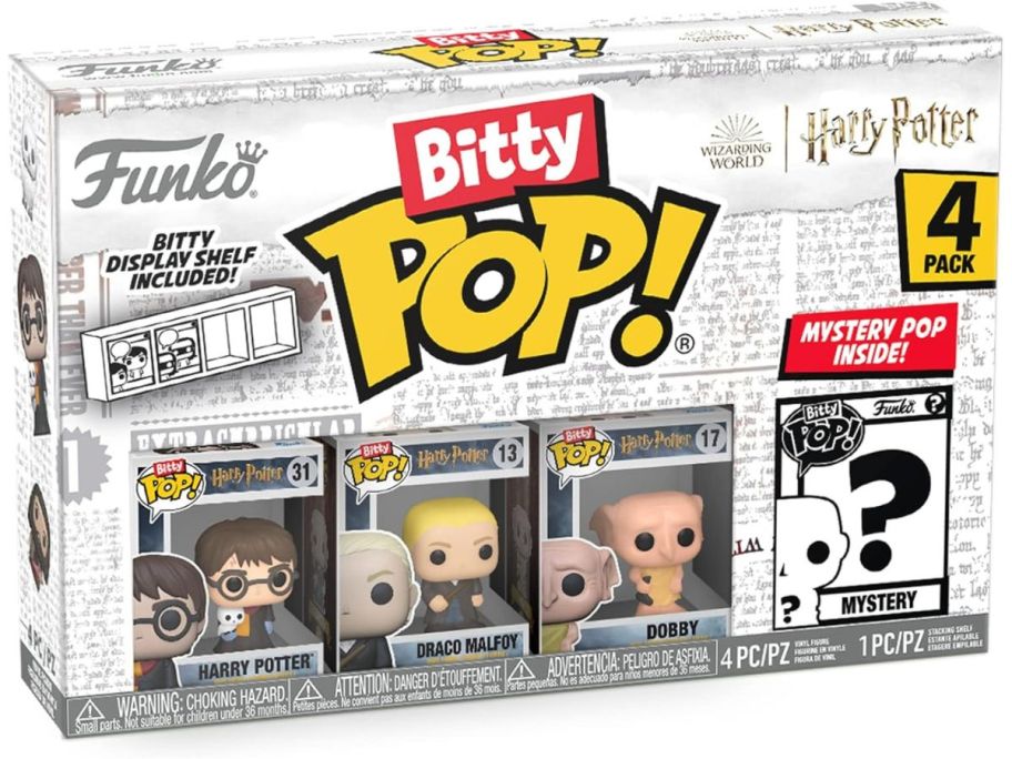 Funko Bitty Pop! Harry Potter Mini Collectible Toys 4-Pack stock image