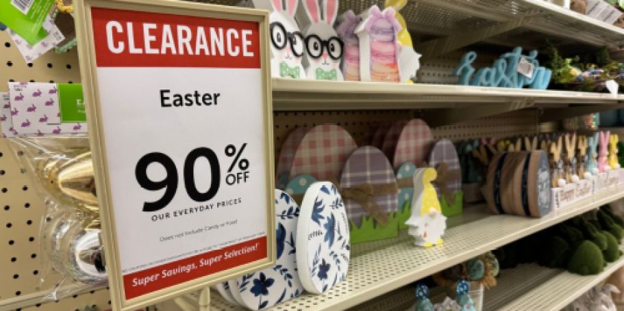 Get 90% Off Hobby Lobby Easter Clearance | Lots of Cute Decor UNDER 50¢