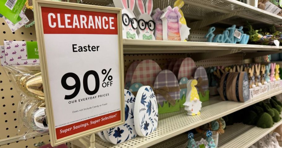 90% Off Hobby Lobby Easter Clearance | Lots of Cute Decor UNDER 50¢