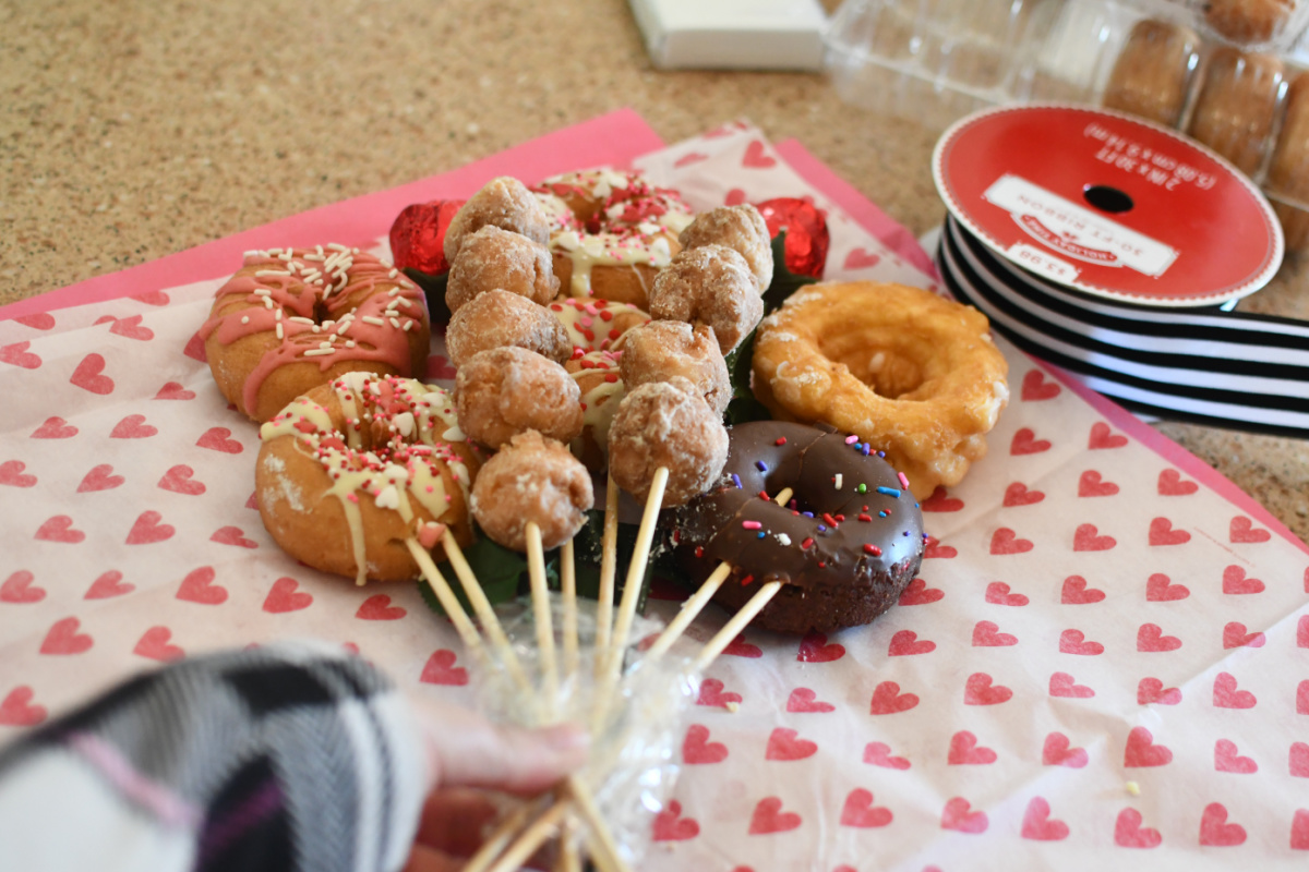 Ditch the Expensive Flowers & Make a Donut Bouquet for Valentine’s Day Instead!