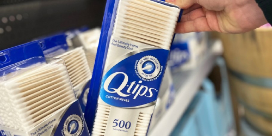 Q-Tips Cotton Swabs 500-Count 2-Pack Only $5.84 Shipped on Amazon