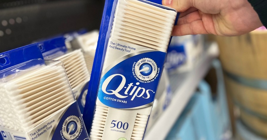 Q-Tips Cotton Swabs 500-Count 2-Pack Only $5.84 Shipped on Amazon