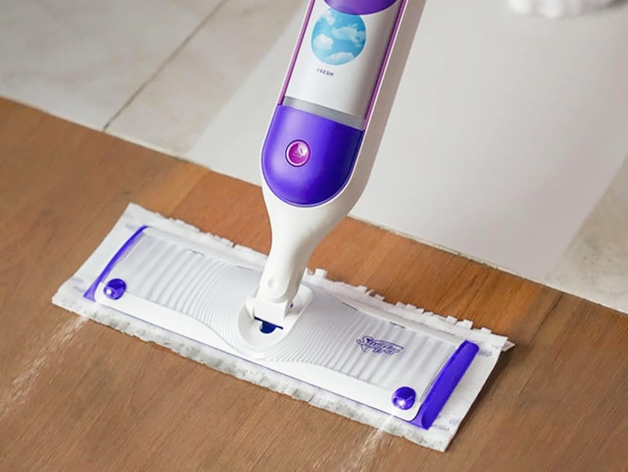 Swiffer PowerMop Starter Kit Only $19.94 on Amazon | Includes Pads & Cleaning Solution