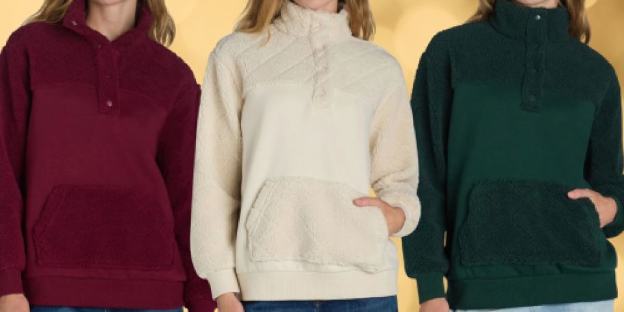 Plush Pullovers UNDER $13 on Walmart.online | 4 Color Choices!