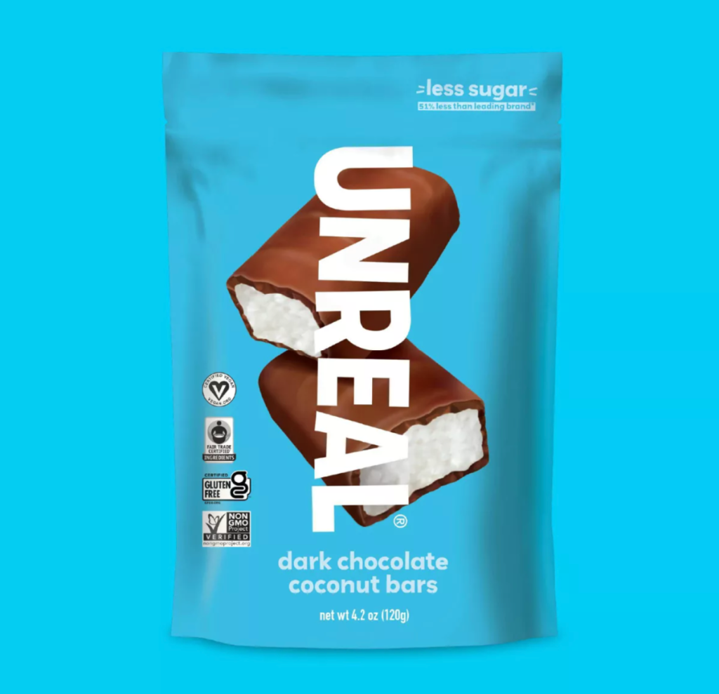 Unreal Dark Chocolate Coconut Bars