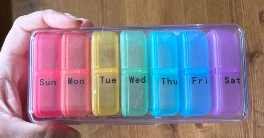 Daily Pill Organizer Just $4 Shipped for Amazon Prime Members (Reg. $10) | Perfect for Travel