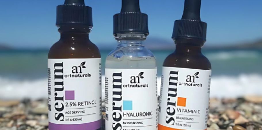 Artnaturals Anti-Aging Serums 3-Piece Set Only $13 Shipped on Amazon (Vitamin C, Retinol, & Hyaluronic Acid)