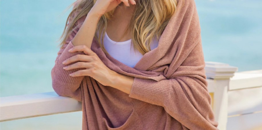 Barefoot Dreams Cardigan Wrap from $59.98 Shipped (Reg. $178) | Includes Plus Sizes – Today ONLY!