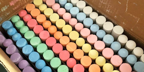 Giant Box of Jumbo Sidewalk Chalk Just $9.65 on Amazon (Regularly $23)