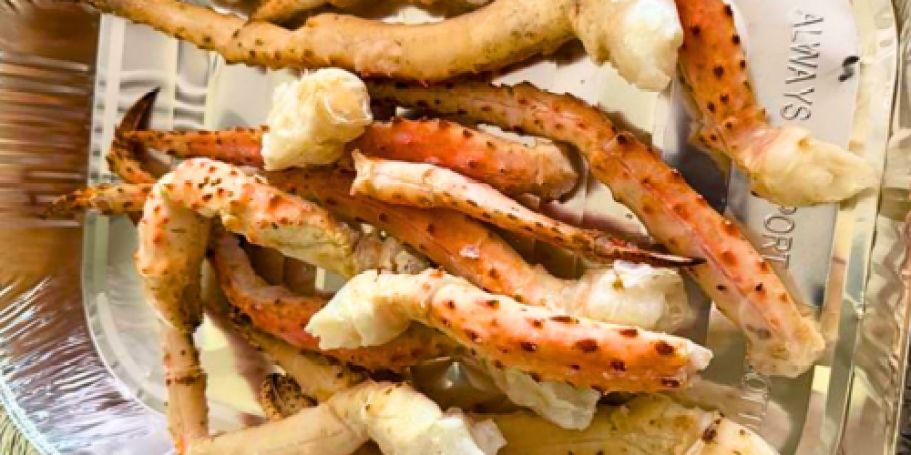 King Crab Legs 2-Pound Bag Just $29.48 at Sam’s Club