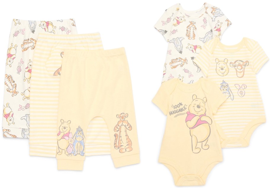 disney 3 pack of pants and onesies