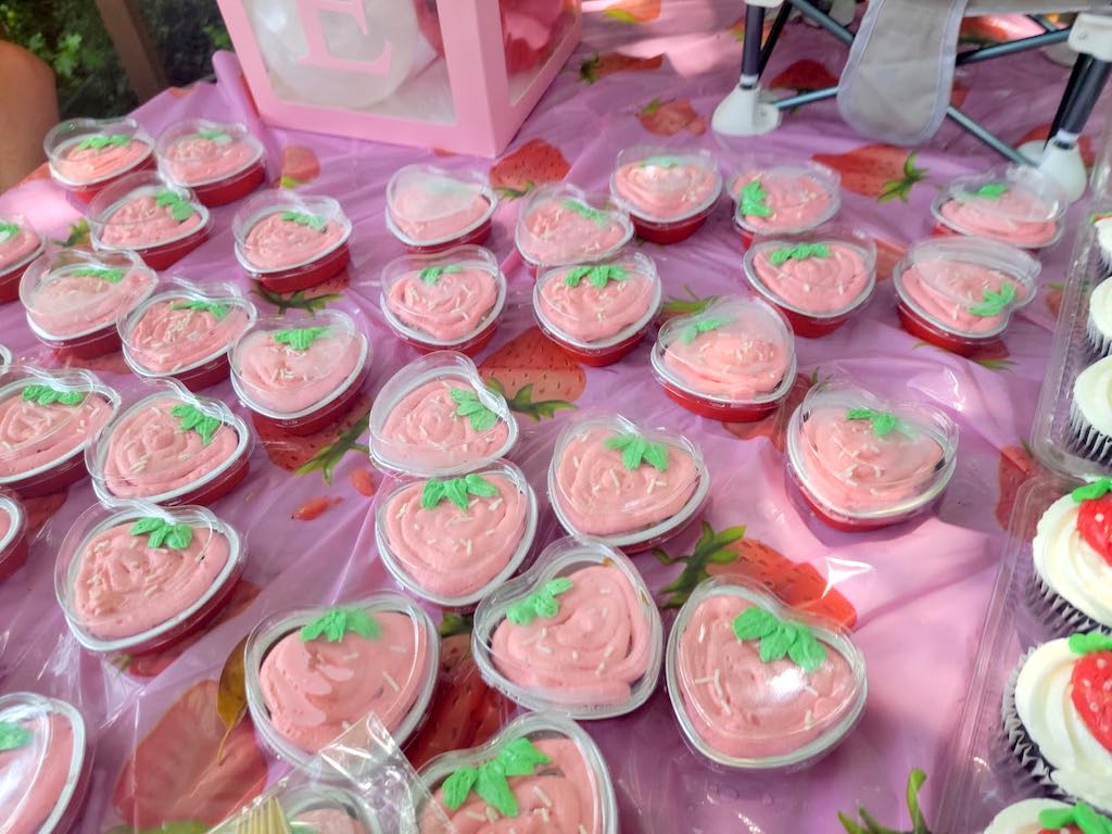 heart shaped pans with cake in them 