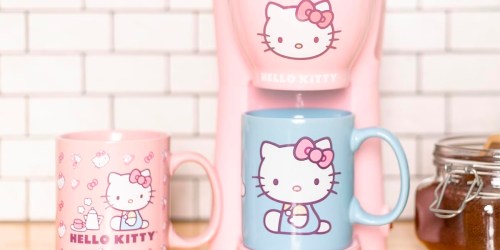 Hello Kitty Coffee Maker w/ Two Mugs Only $29 Shipped on QVC.online