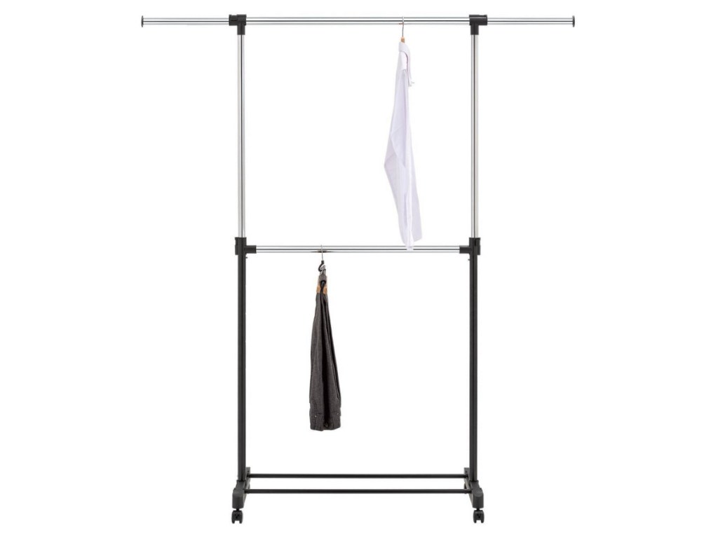 stock image Room Essentials Adjustable Double Rod Garment Rack