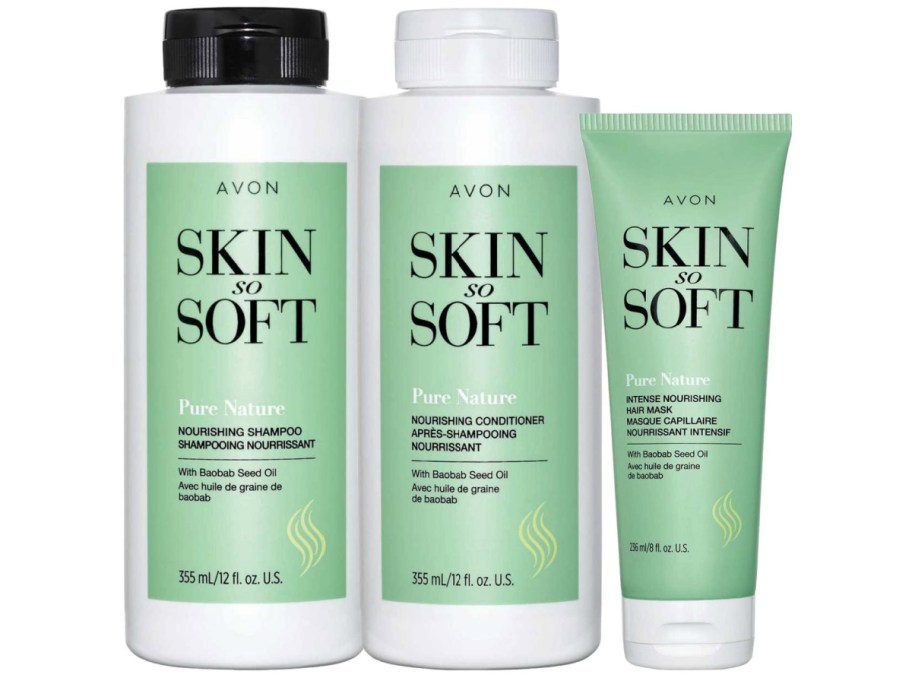 stock image Skin So Soft Pure Nature 3-Piece Hair Set