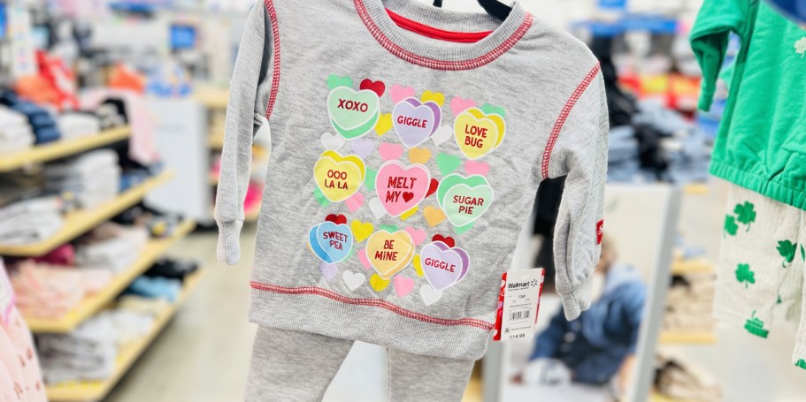 New Walmart Valentine’s Day Kids Clothing from $5.98