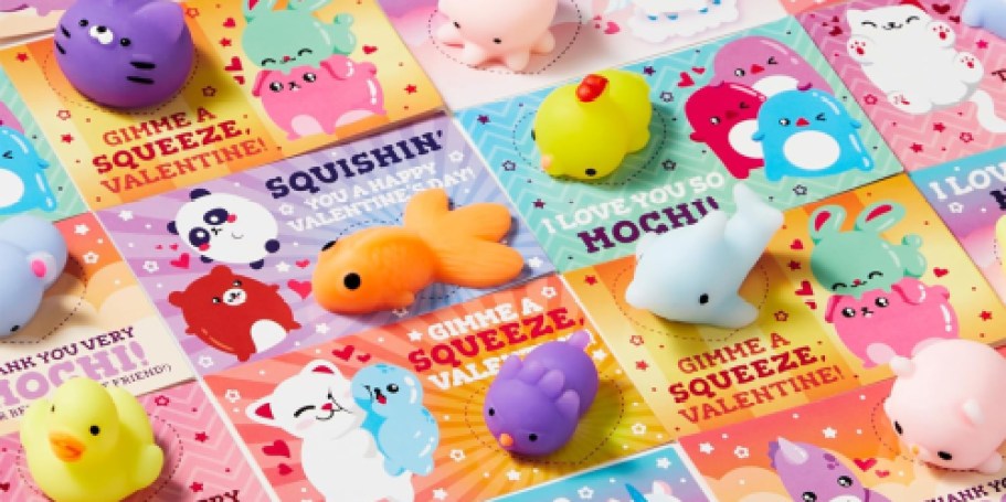 Squishy Toy Valentines 28-Pack Only $14.99 on Amazon (Reg. $22)