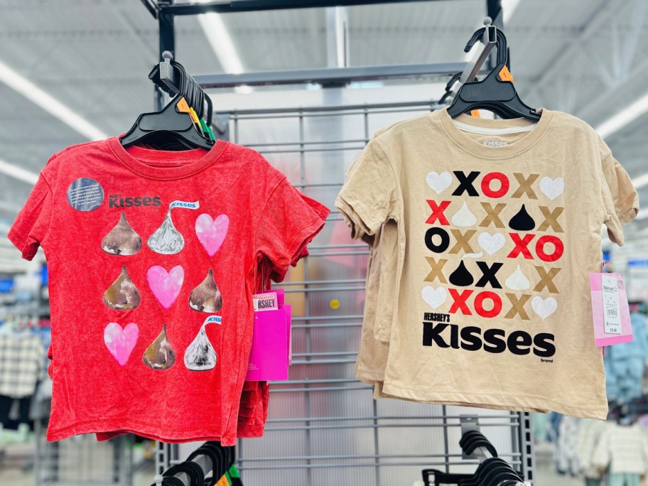 two hershey kisses valentines shirts 