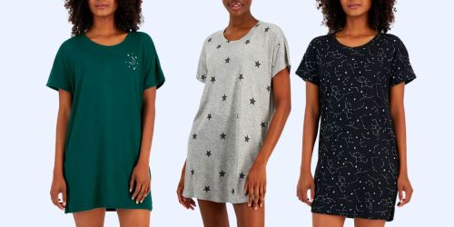 HUGE Savings on Macy’s Women’s Pajamas | onlinefy Sleep Shirt ONLY $5.93 (Reg. $30)