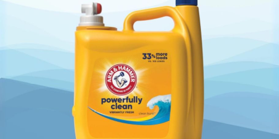 Arm & Hammer 140oz Liquid Laundry Detergent Only $7.50 After Cash Back at Dollar General