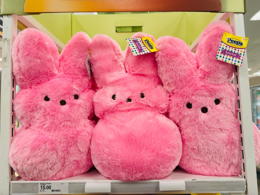 Animal Adventure 17 Peeps Easter Rabbit Plush Pink