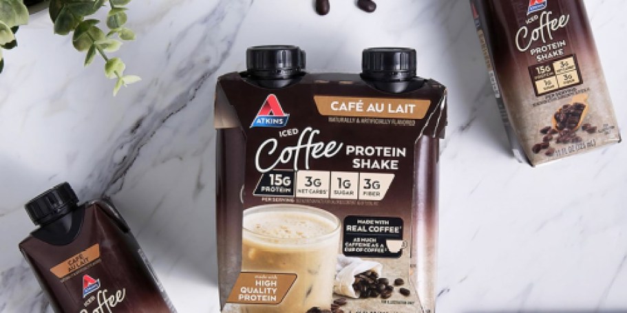 Atkins Protein Shakes 12-Pack Just $12 on Amazon | Gluten-Free & Keto-Friendly