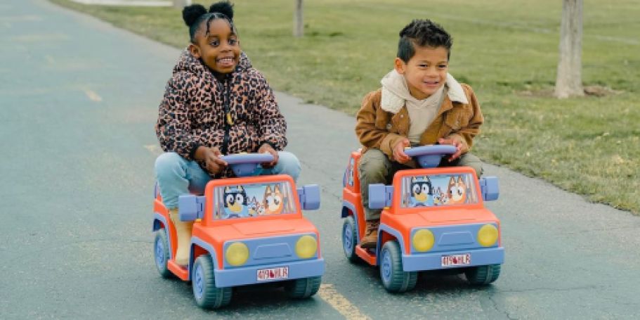 Bluey Ride-On Push Car Only $37.97 on Walmart.online