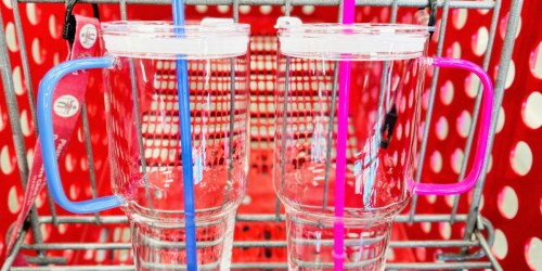 New Target Bullseye’s Playground Drinkware Finds | Glass Tumblers Only $5!