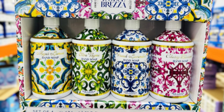 Dolce Brezza Hand Soap 4-Pack Just $9.99 at Costco