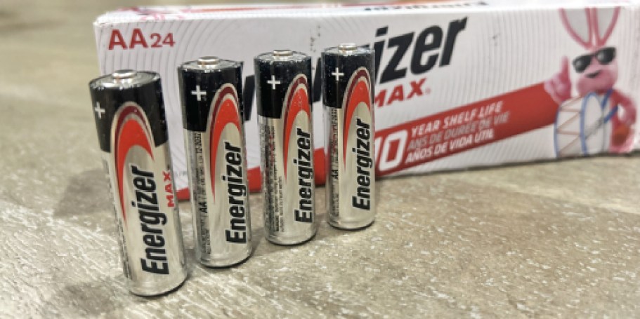 Energizer Max AA Batteries 24-Count Only $11.88 Shipped on Amazon (Reg. $22)