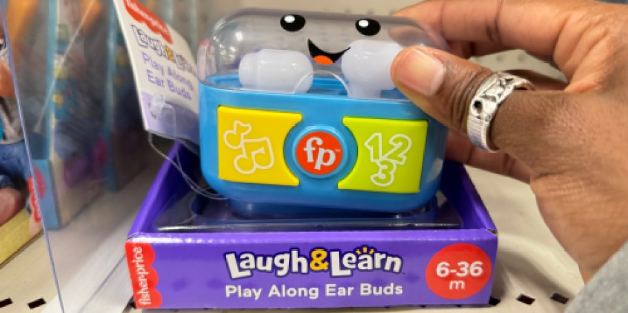 GO! Fisher-Price Ear Buds Just $4.49 on Amazon | Toy Version of Apple Air Pods!