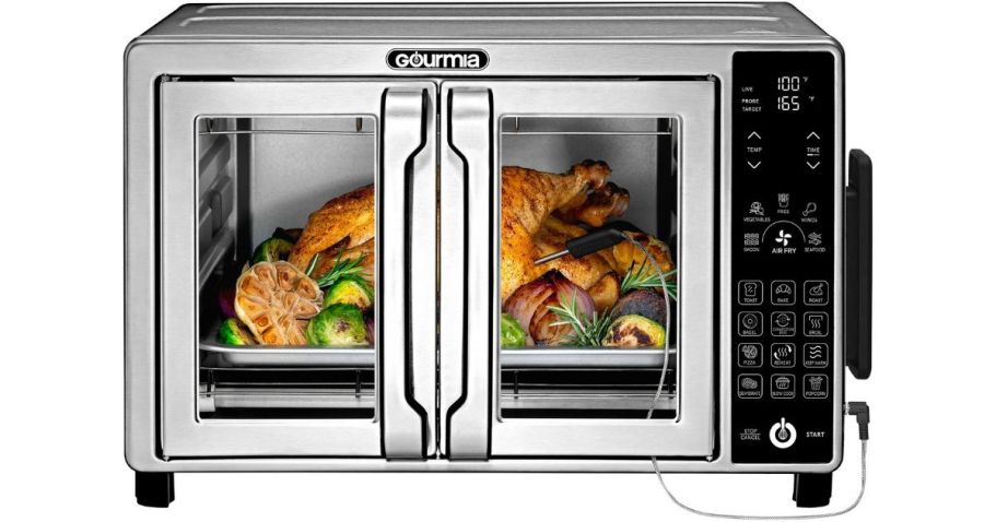 Gourmia Air Fryer Toaster Oven w/ Built-In Temp Probe Only $50 Shipped for Walmart+ Members