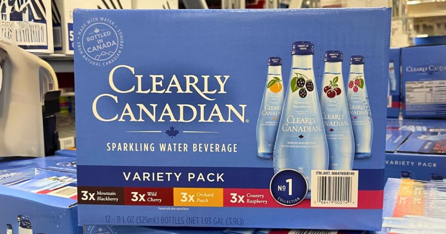 Clearly Canadian Variety Pack Now at Sam’s Club for a Limited Time (Iconic ’90s Drink!)