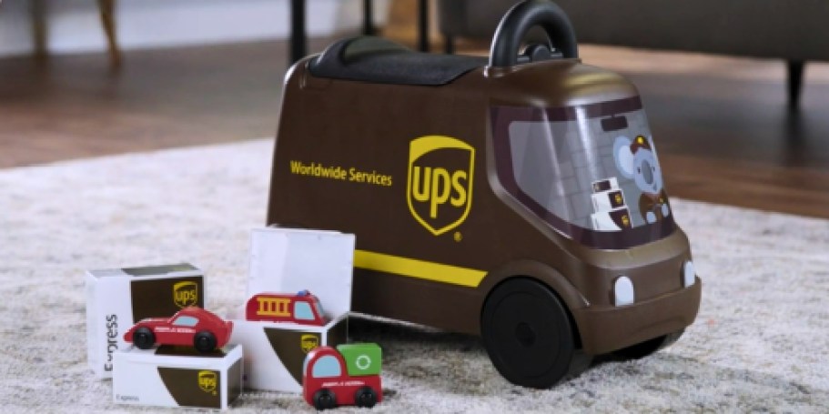 50% Off Kids Ride-On Toys on Target.online | UPS Delivery Truck Just $19.99 (Reg. $40)